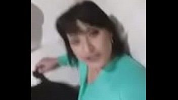 play Video with a French woman from abroad licking her