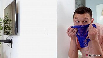 play She smells her underwear and then takes it to the cock with the cock raised